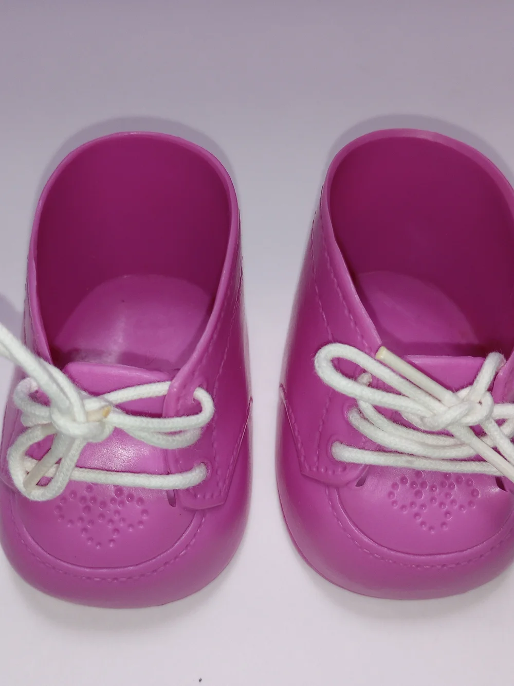 Vintage Cabbage Patch Kids Doll Pink Lace Up Shoes w/ Socks CPK